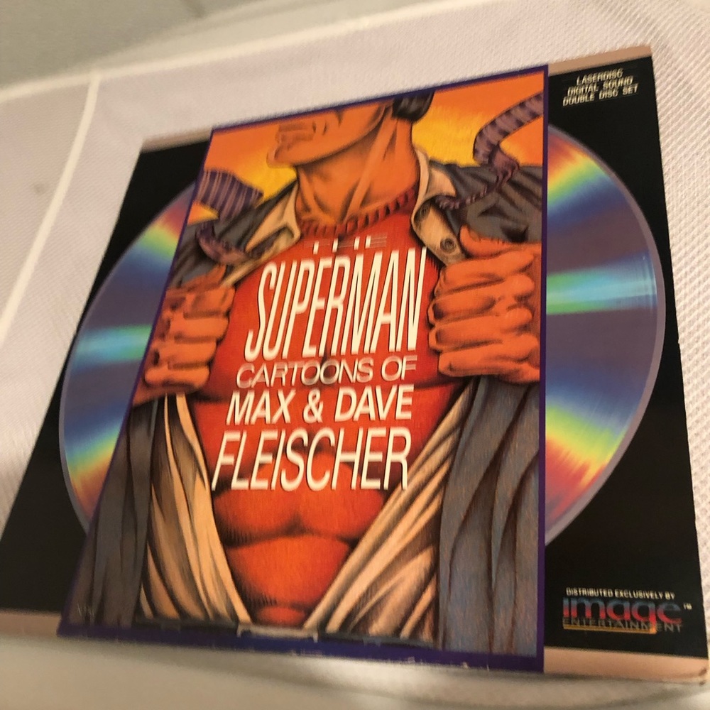 The Superman Cartoons Laserdisc-  699 $25 or $20 w/offer